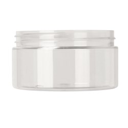 200ml pet jar,89-400 Straight Cylindrical, single wall PET