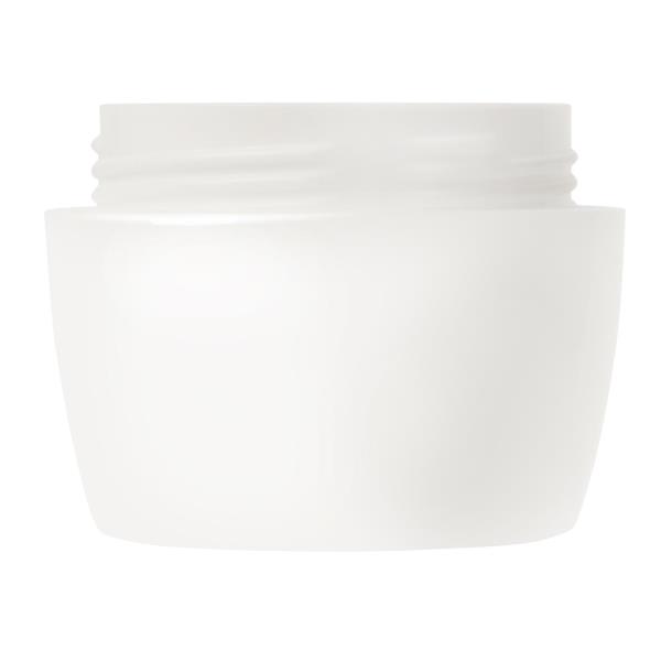 PP jar 50ml, SAN 52mm, frosted, double wall