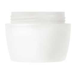 PP jar 50ml, SAN 52mm, smooth, double wall