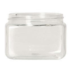 200ml rpet jar,70-400 Square Jar, single wall rPET