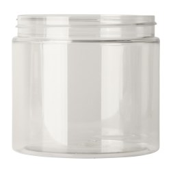 650ml rpet jar,100-400 Straight Cylindrical, single wall rPET