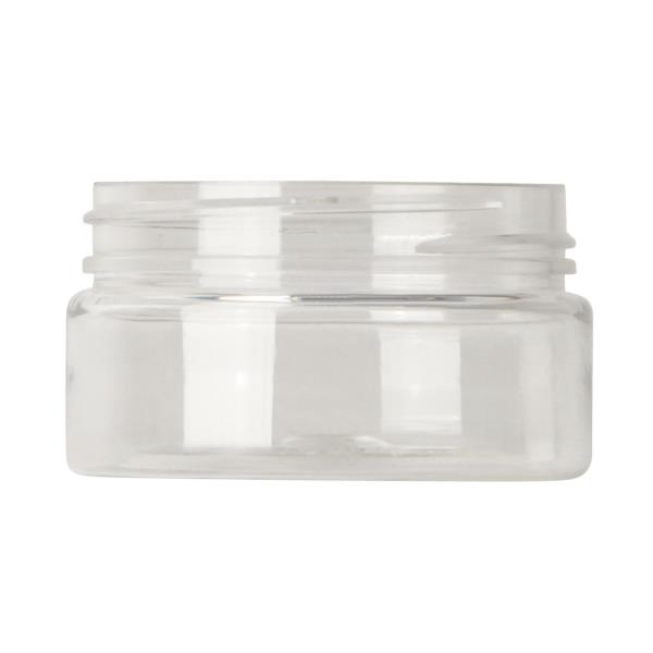 25ml rpet jar,48-400 Straight Cylindrical, single wall rPET