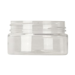 25ml rpet jar,48-400 Straight Cylindrical, single wall rPET