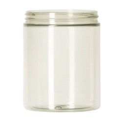 300ml rpet jar,70-400 Straight Cylindrical, single wall rPET