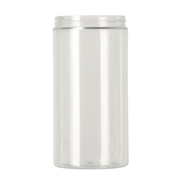 500ml rpet jar,70-400 Straight Cylindrical, single wall rPET