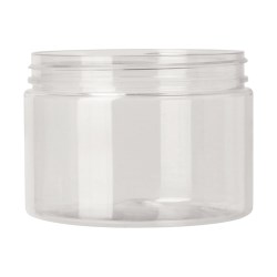 300ml rpet jar,89-400 Straight Cylindrical, single wall rPET
