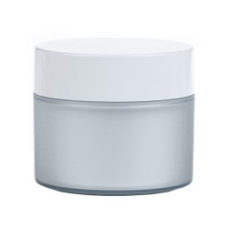 rPET jar 50ml, Trento 60mm, frosted, double wall
