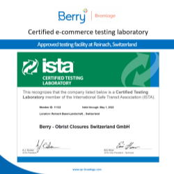 ISTA Lab Certification - Acceptance