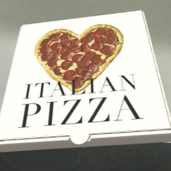 Pizza Box + Artwork Upload