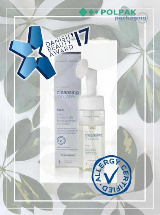 Danish Beauty Award 2017 - packaging and cosmetics nominated for an award!