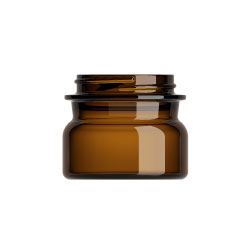 100 ml Amber Magister Jar Cosmetics Jars, Pots