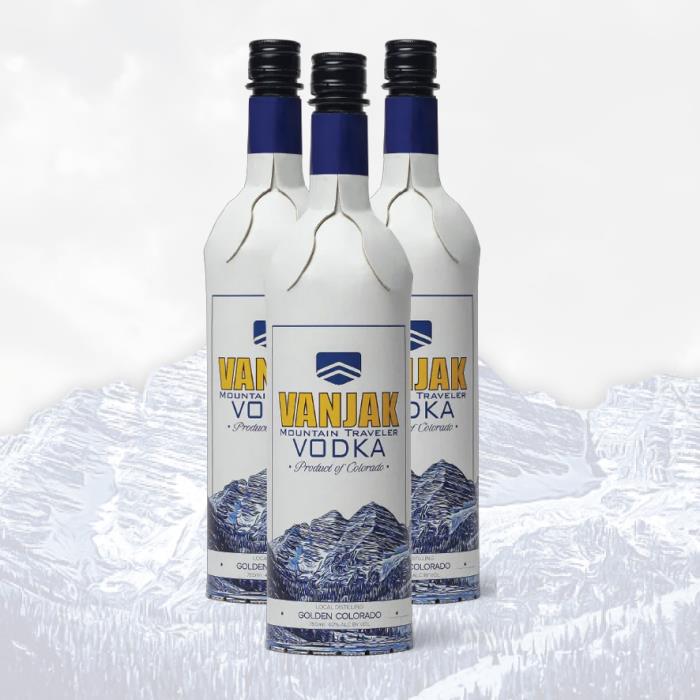 TricorBraun’s Sustainable Pack Elevates Vanjak Vodka Paper-Based Bottle to First-to-Market in Colorado