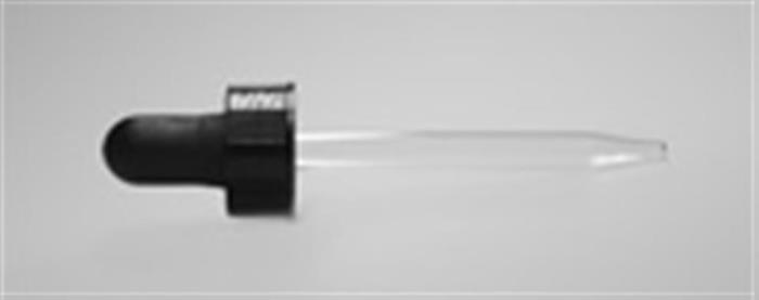 20-400, P/P Dropper Assembly Closure, Monprene Bulb, Ribbed Skirt,