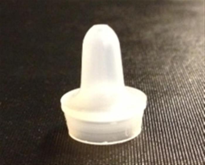 20mm, LDPE Dropper Tip Closure, .062" orifice LLDPE