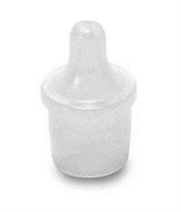 20mm, LDPE Dropper Tip Closure, .038 orifice Long Tip - Molded Orifice,