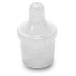 20mm, LDPE Dropper Tip Closure, .038 orifice Long Tip - Molded Orifice,