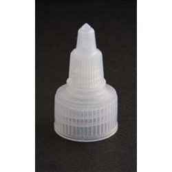 20-410, LDPE Spout Closure, Fine Ribbed Skirt, 