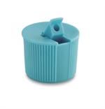 20-410, LLDPE Flip Top Closure, 3mm orificeUnlined Land Serrated,