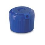 20-410, LLDPE Flip Top Closure, 3 orificeUnlined Land Serrated,