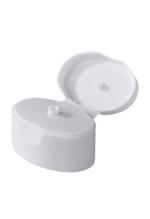 22mmSnapOn, P/P Flip Top Closure, .250 orifice Flat Lid, Mat/Stipple Top,