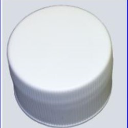 24-410, P/P Continuous Thread Closure, F217 Plain, Ribbed Skirt, Mat/Stipple Top,