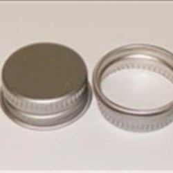 28-400, Aluminum Continuous Thread Closure, F217 Clear Coat In and Out,