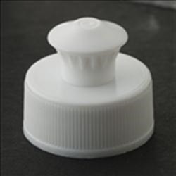28-100 Special, P/P Push/Pull Closure, Sp100 orifice Valve/Plug Ribbed Skirt, 
