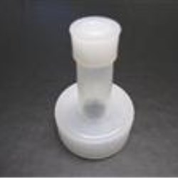 28-400, LDPE Flip Top Closure, Ribbon orifice Ribbed Skirt,