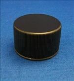 28-410, P/P Continuous Thread Closure, F217 Land Ribbed Skirt, Smooth Top,