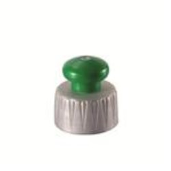 28-410, P/P Spout Closure, 5mm orifice Ribbed Skirt,