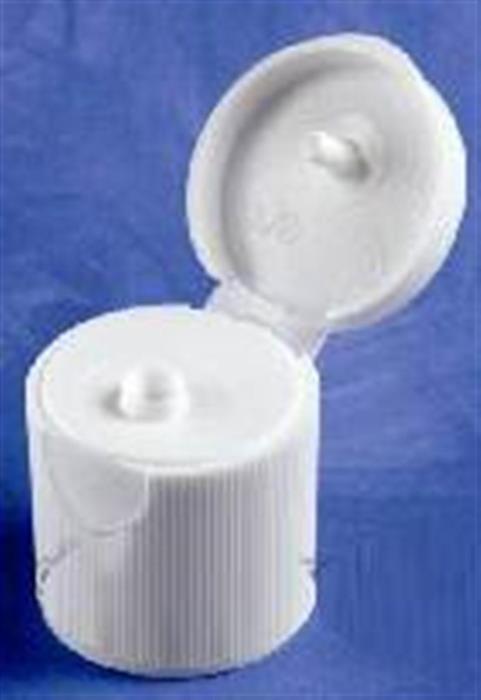 28-415, P/P Press Top Closure, .125 orifice Ribbed Skirt,