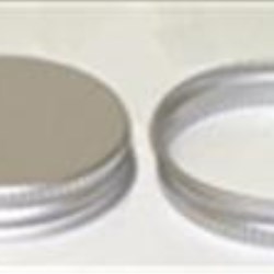 33-400, Aluminum Continuous Thread Closure, F217 Plain, Clear Coat In and Out,