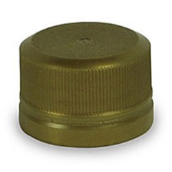 28-350 Kerr, P/P Tamper Evident Closure, Linerless Ribbed Skirt, Smooth Top, 