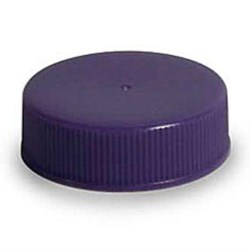 33-400, P/P Continuous Thread Closure, Hs035 Printed, Land Fine Ribbed Skirt, Smooth Top,