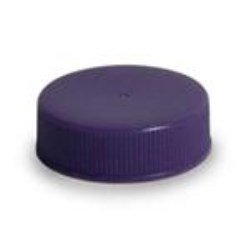 33-400, P/P Continuous Thread Closure, Hs5-6 Printed, Land Fine Ribbed Skirt, Smooth Top,