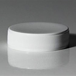 38-400, P/P Continuous Thread Closure, F217 Land Ribbed Skirt, Smooth Top,