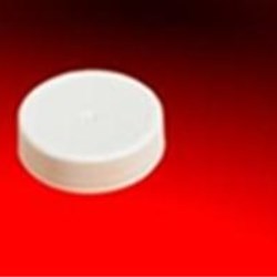 38-400, P/P Continuous Thread Closure, PS Polystyrene Foam Printed-SFYP, Ribbed Skirt, Mat/Stipp Top,
