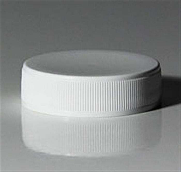 38-400, P/P Continuous Thread Closure, Lnp Land Ribbed Skirt, Smooth Top,