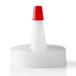 38-400, MDPE Spout Closure, .090 orifice Regular Red Tip,