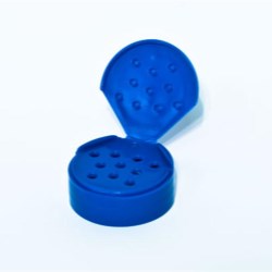 38-485, P/P Flip Top Closure, .125 orificeHtsl-Pet Printed, Single Flap,