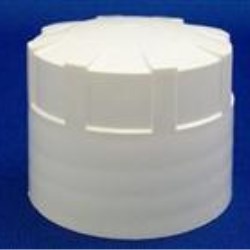 38-430, P/P Continuous Thread Closure, F828/Ispe-U10 Plain, Land Ribbed Skirt, Smooth Top, 