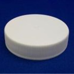 45-400, P/P Continuous Thread Closure, Lift n Peel H Printed, Fine Ribbed Skirt, Smooth Top,