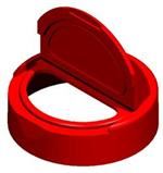 45-400, P/P Flip Top Closure, Fs5-4 Printed, Pour,