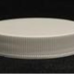 53-400, P/P Continuous Thread Closure, F217/Ps22 Printed, Land Fine Ribbed Skirt, Smooth Top,