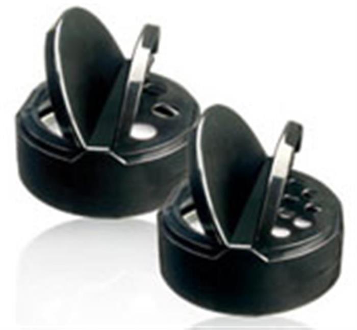 53-485, P/P Flip Top Closure, .125 7-Hole/Spoon orificeUniv Htsl Plain, Dual Door,