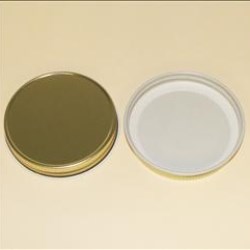 58-400, Metal Continuous Thread Closure, Plastisol Stack Bead,