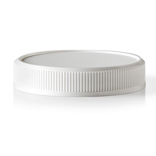 58-400, P/P Continuous Thread Closure, F217 Plain, Land Fine Ribbed Skirt, Mat/Stipp Top,