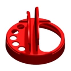 63-400, P/P Flip Top Closure, .300/Pour orificeFs3-25 Plain, 