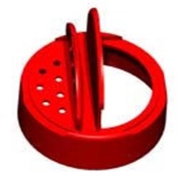 63-485, P/P Flip Top Closure, 125/Spoon orificeP/S Foam Printed, 