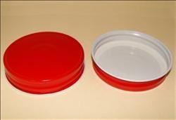 70-450, Metal Continuous Thread Closure, Plastisol Button, Stack Bead,